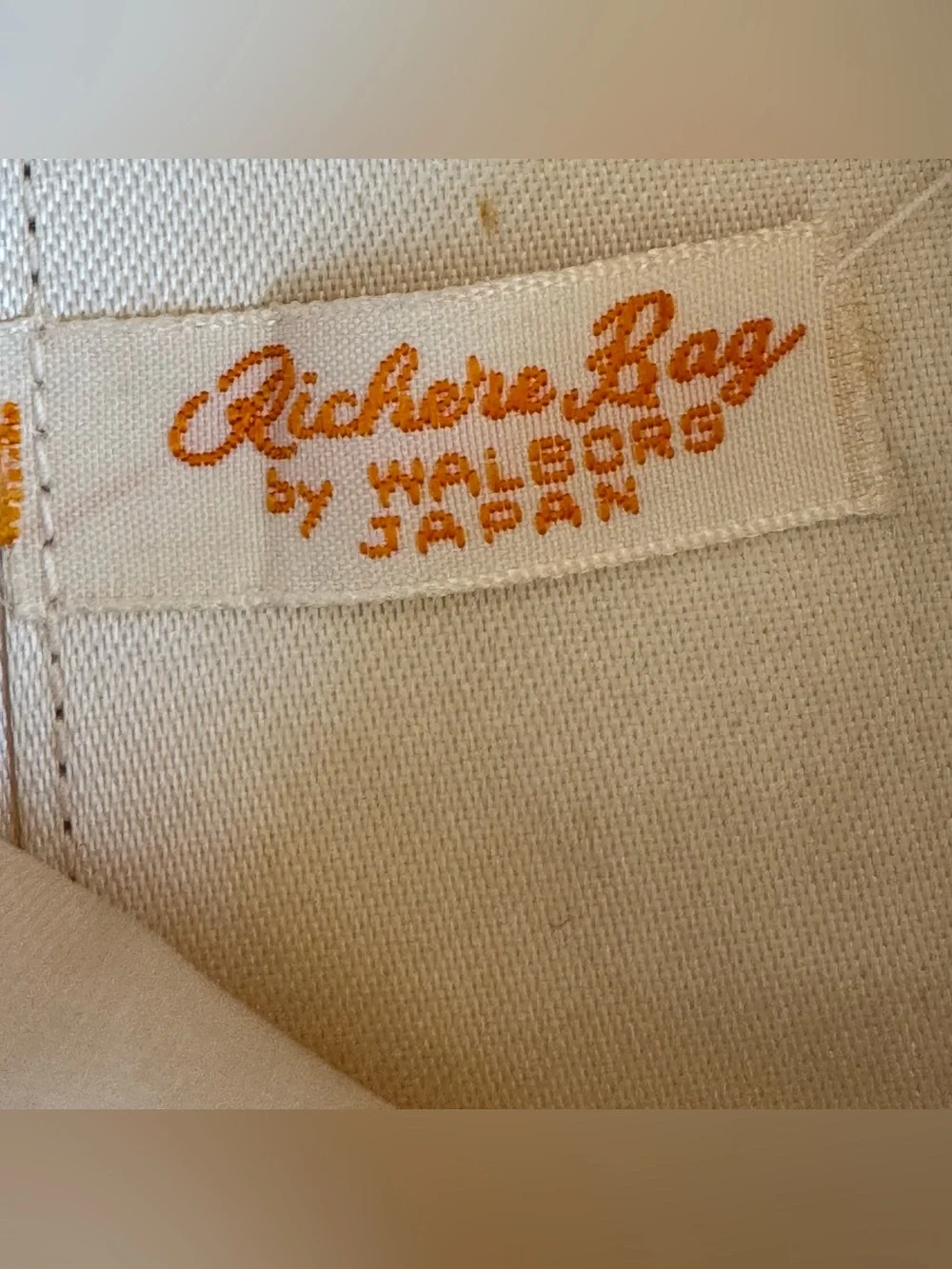Vintage Richere by Walborg White Beaded Envelope Clutch Purse Made in Japan 1950